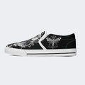 Surreal Death Moth&Skull - Slip On Shoes