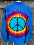 Unisex Vintage Hippie Vibes Print Casual Shirt