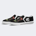 Unisex Horror Skull Print - Slip On Shoes