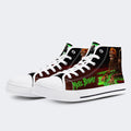 Unisex More Brains Print- High Top Canvas