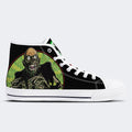 Unisex More Brains Print- High Top Canvas