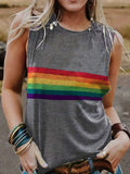 Pride Day Colorful Rainbow Print Casual Shirt