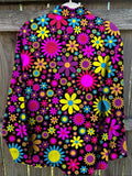 Vintage Hippie Floral Print Casual Shirt