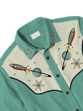 1950s Interstellar Atomic - 100% Cotton Shirt